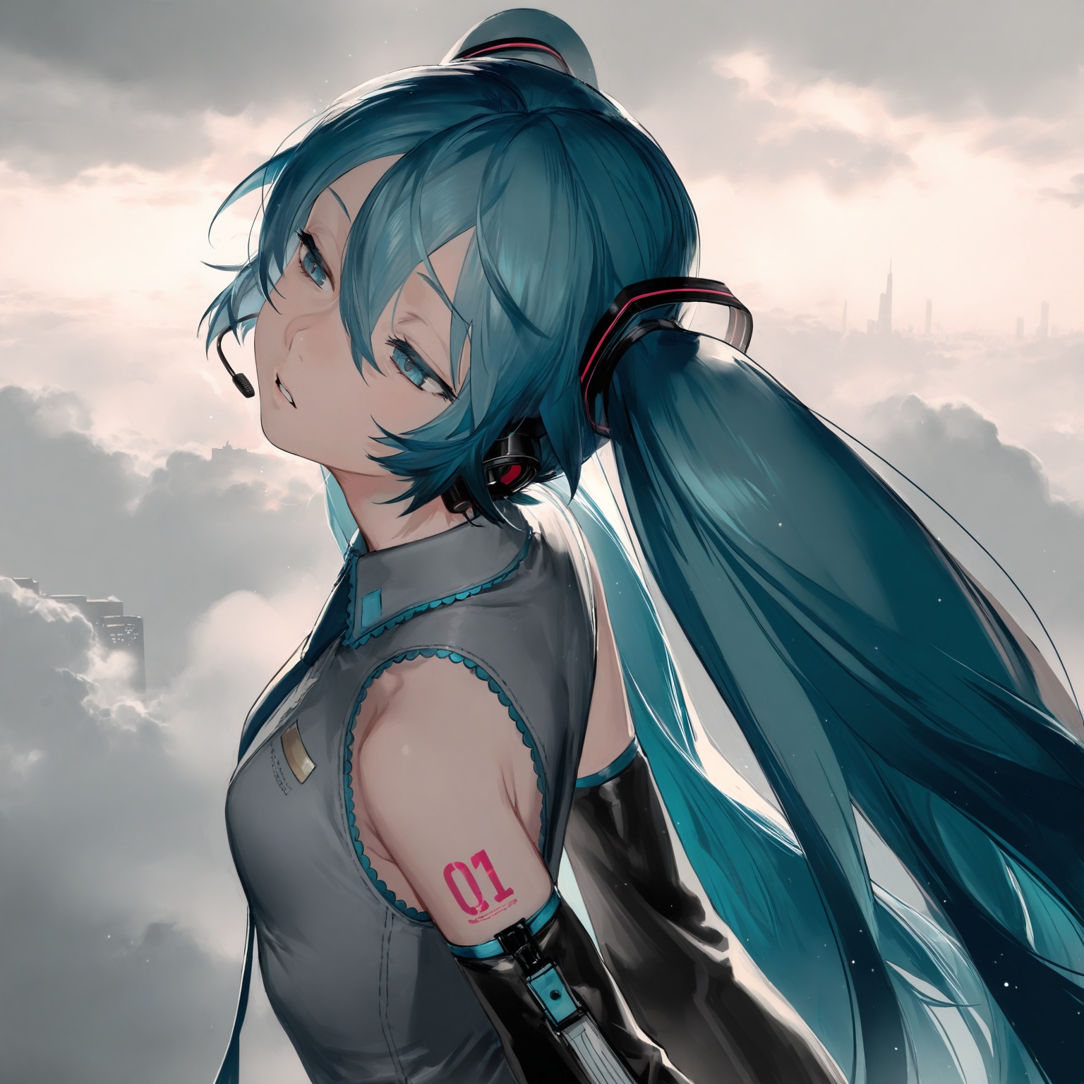 1girl,  aqua eyes,  blue eyes on Tensor.Art