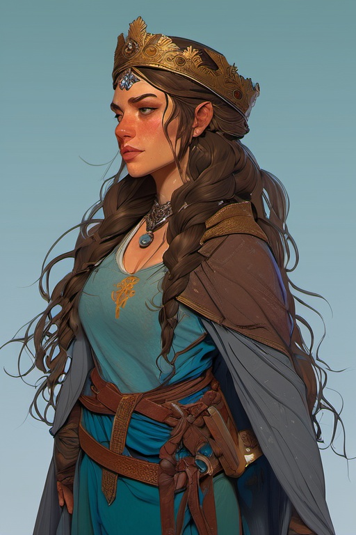 full body portrait of Banner Saga artwork:: rich colors,  dynamic pose,  8k Resolution on Tensor.Art