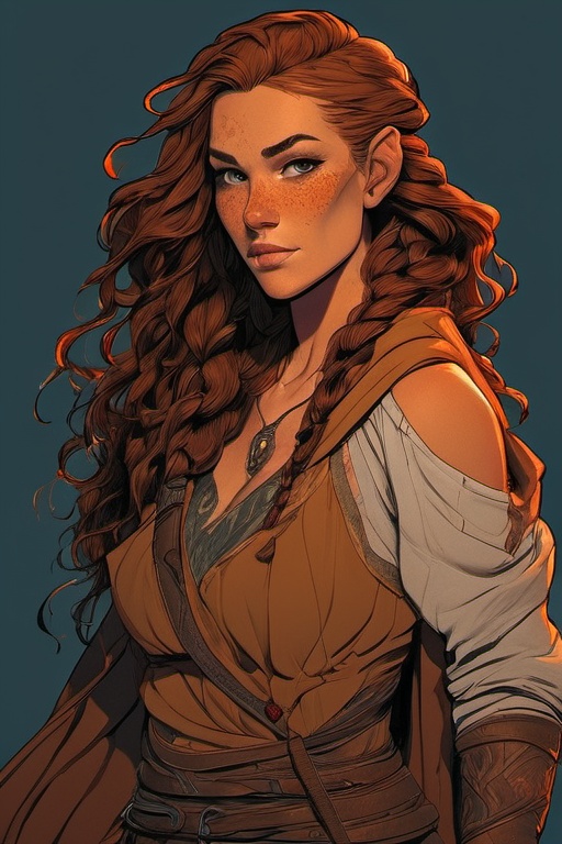 full body portrait of Banner Saga artwork:: rich colors,  dynamic pose,  8k Resolution on Tensor.Art