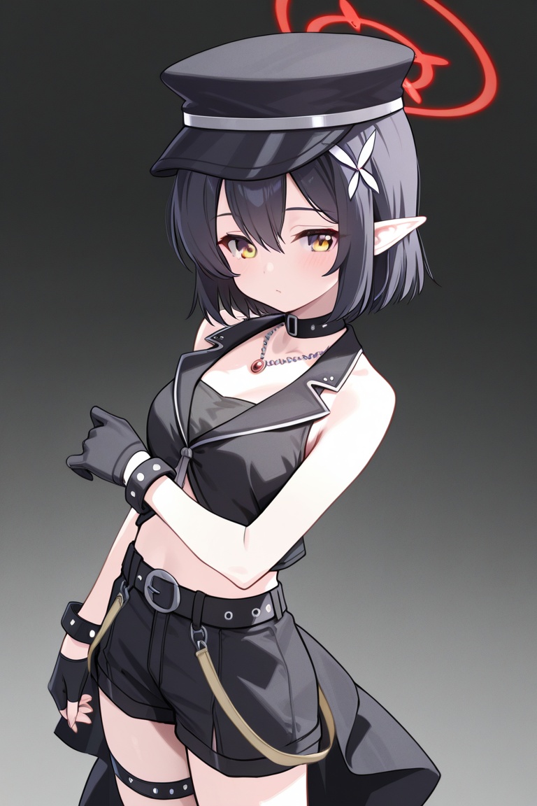 IdolAyane,  black hair,  ribbon on Tensor.Art