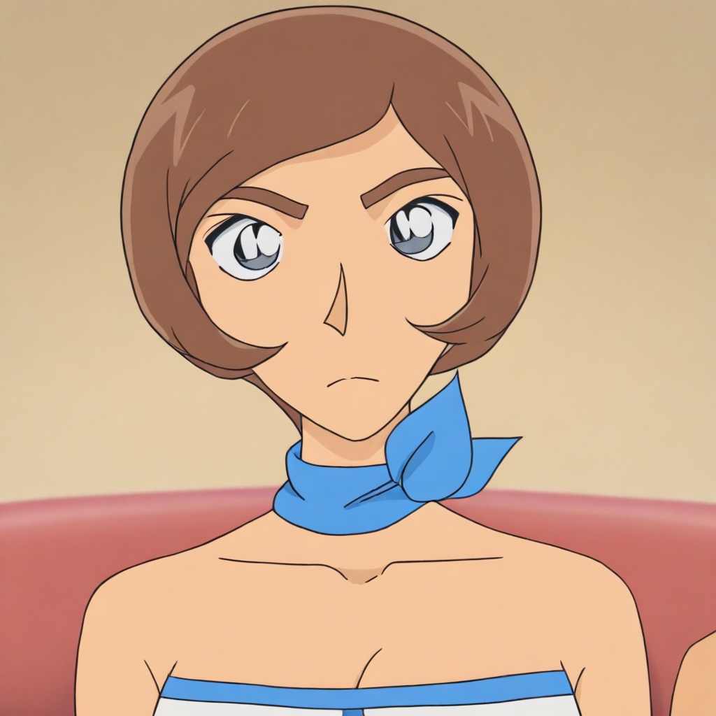 komoro988mina,  brown hair,  short hair on Tensor.Art