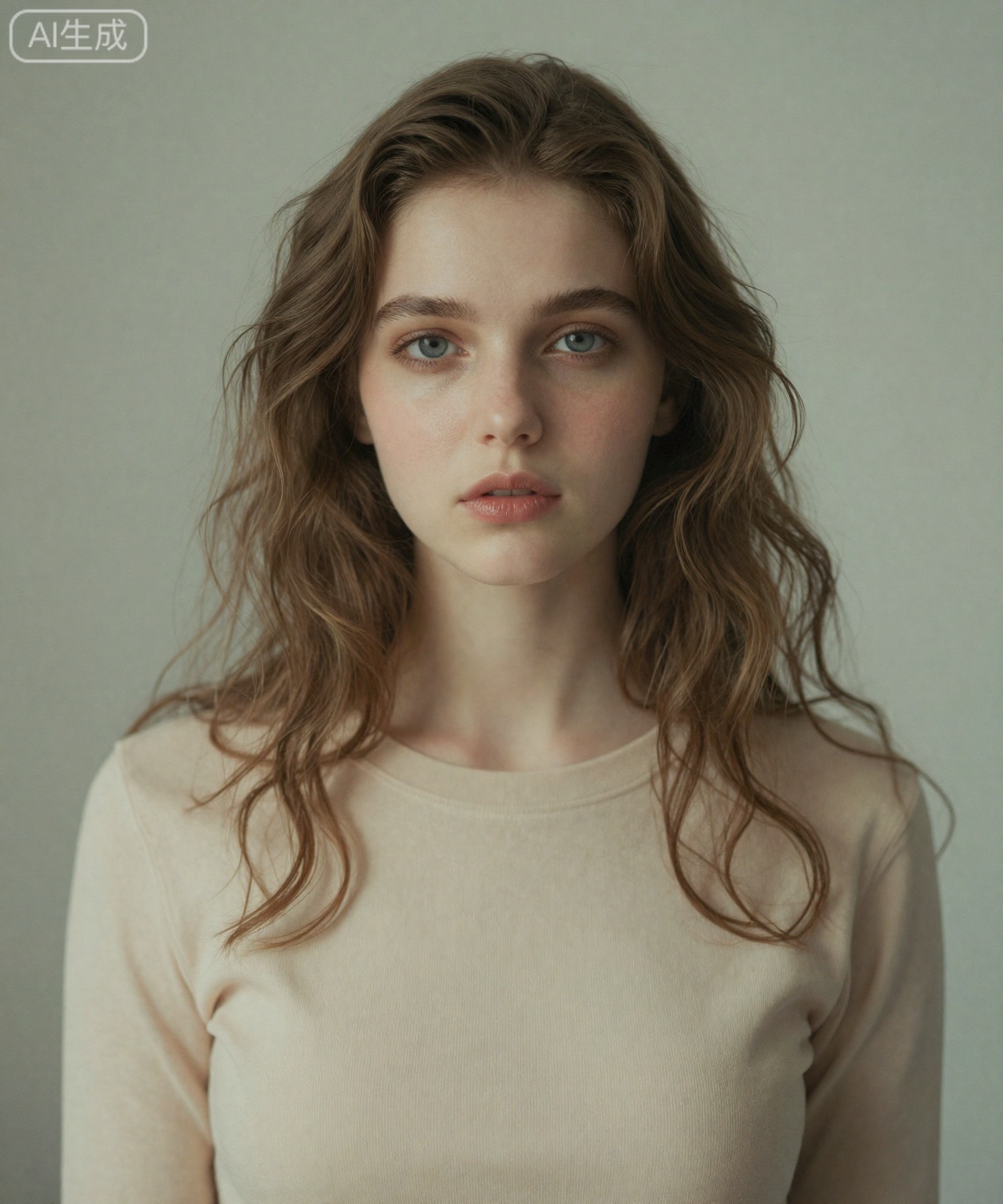 一个欧美白人女孩