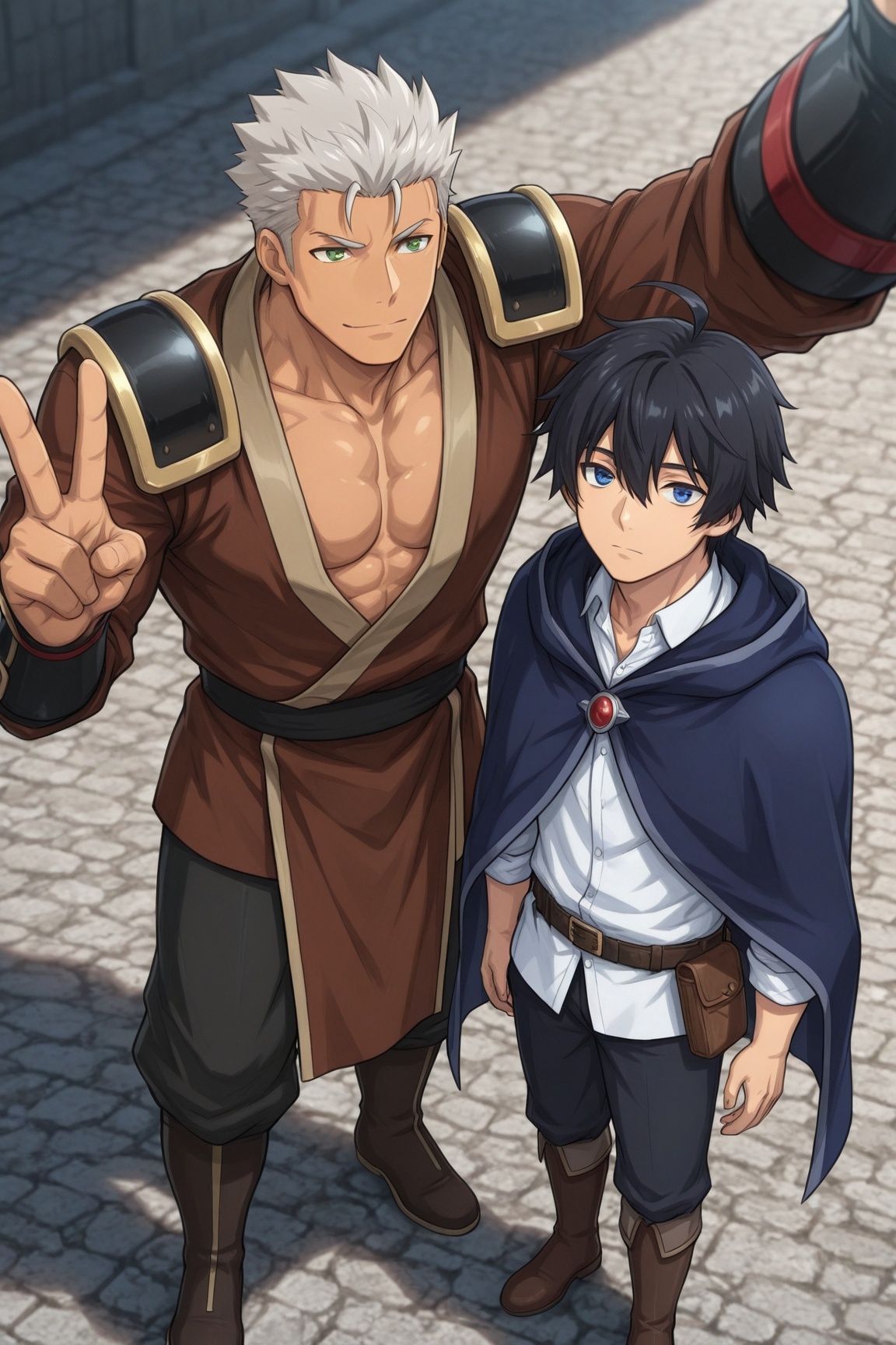 masterpiece,  best quality,  2boys on Tensor.Art
