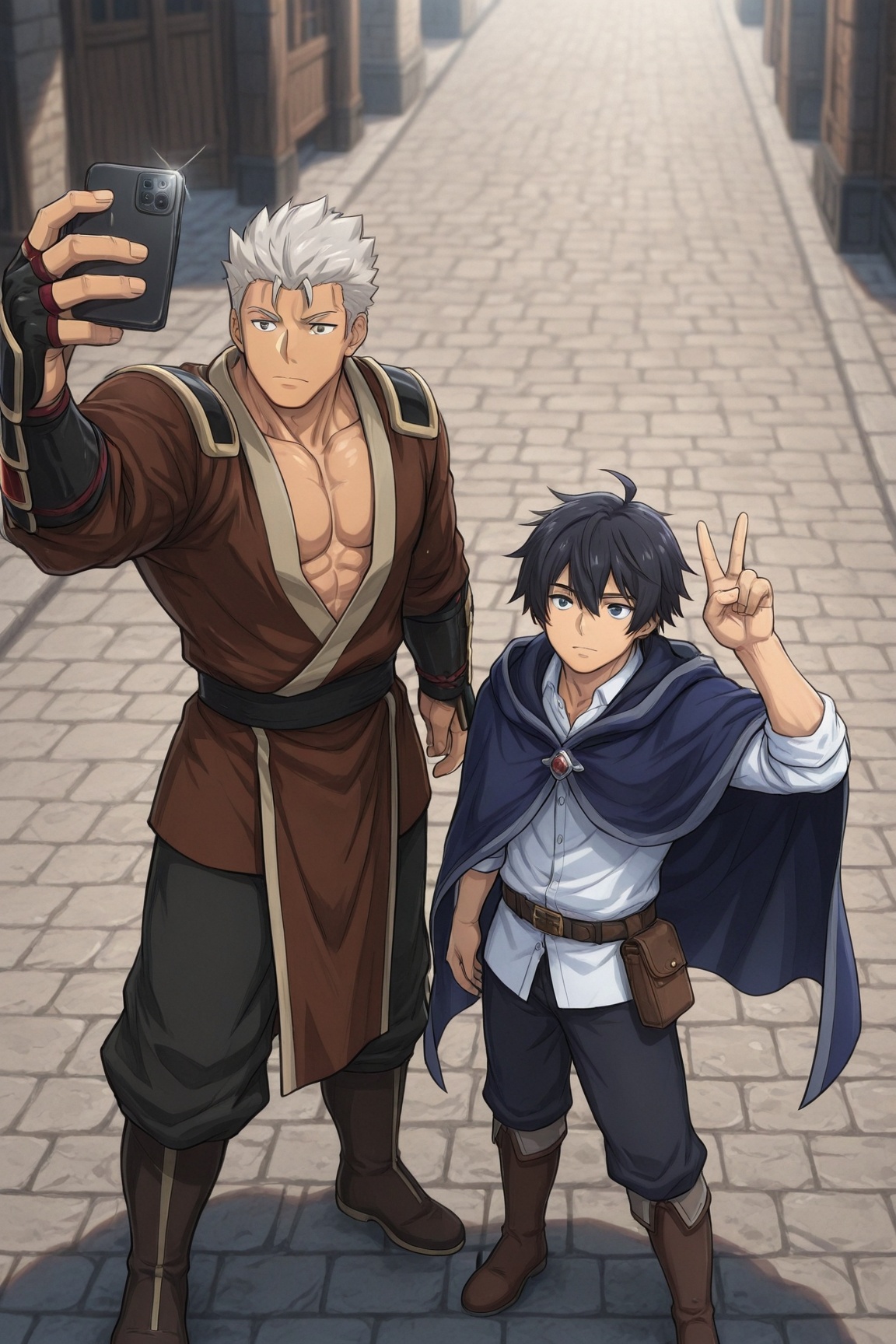 masterpiece,  best quality,  2boys on Tensor.Art