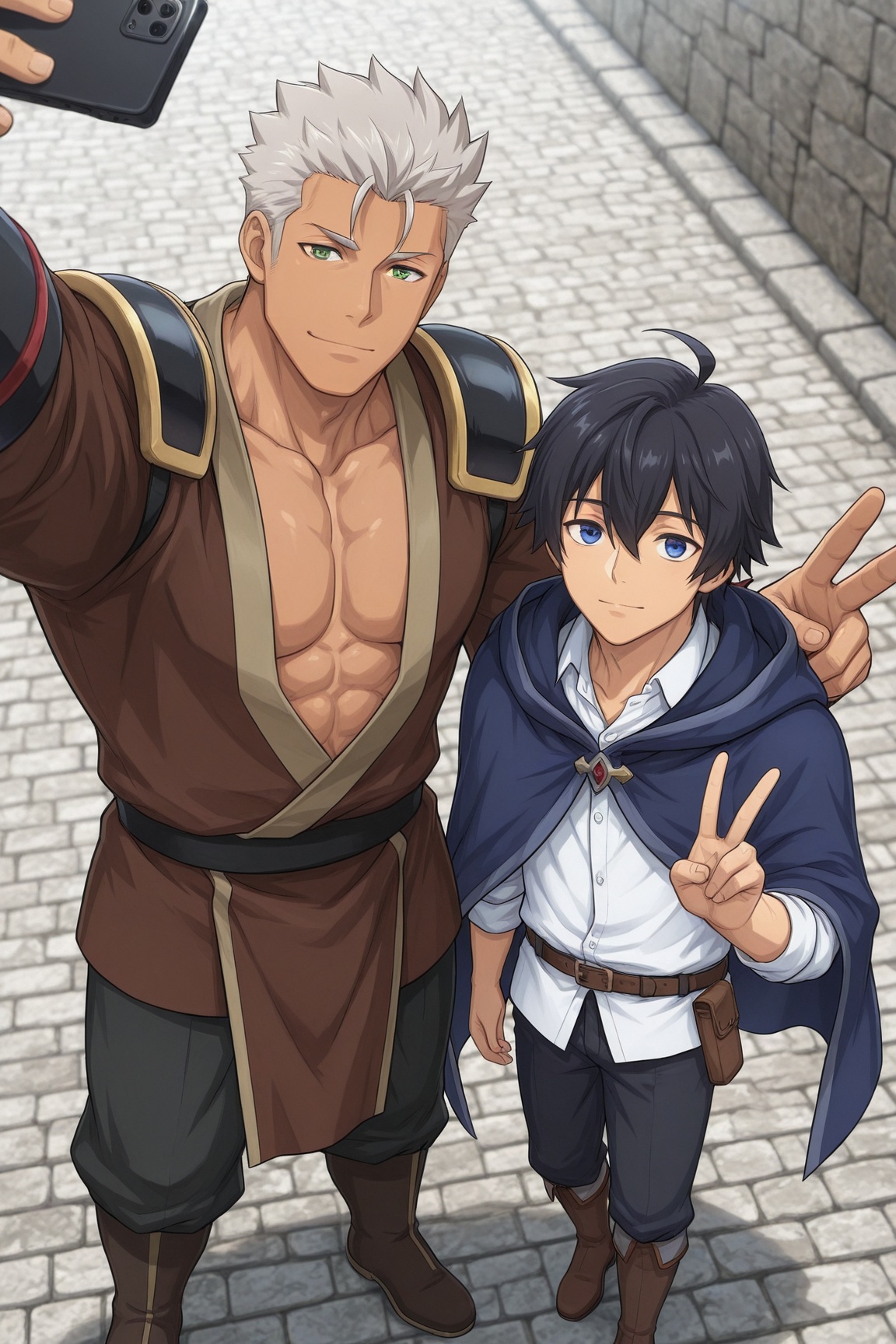 masterpiece,  best quality,  2boys on Tensor.Art