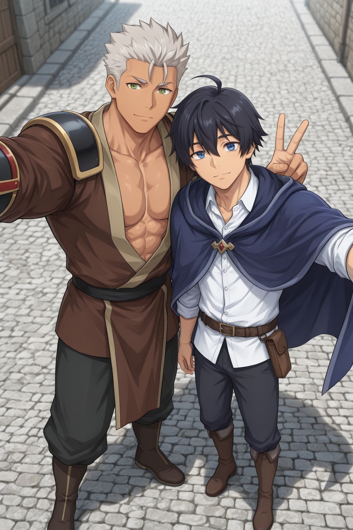 masterpiece,  best quality,  2boys on Tensor.Art