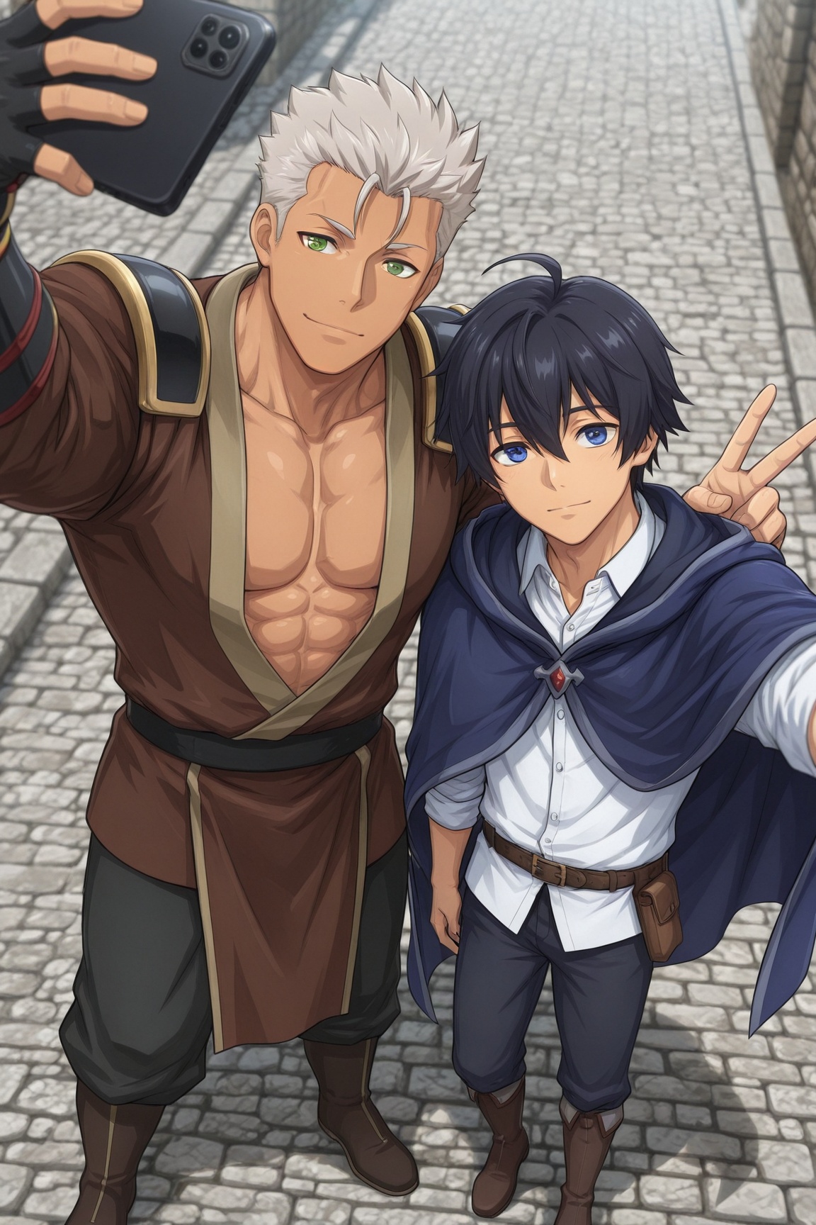 masterpiece,  best quality,  2boys on Tensor.Art