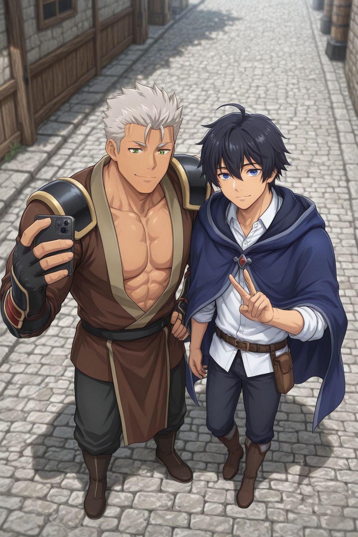 masterpiece,  best quality,  2boys on Tensor.Art