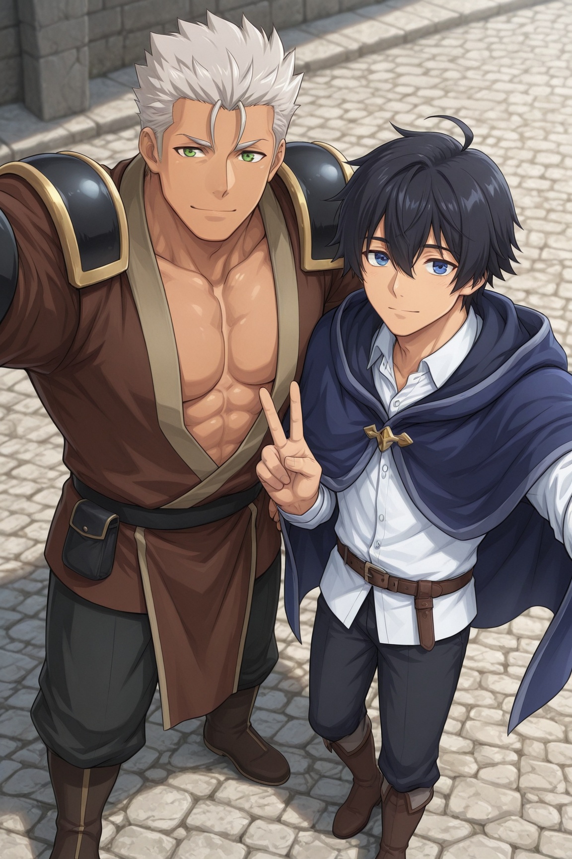 masterpiece,  best quality,  2boys on Tensor.Art