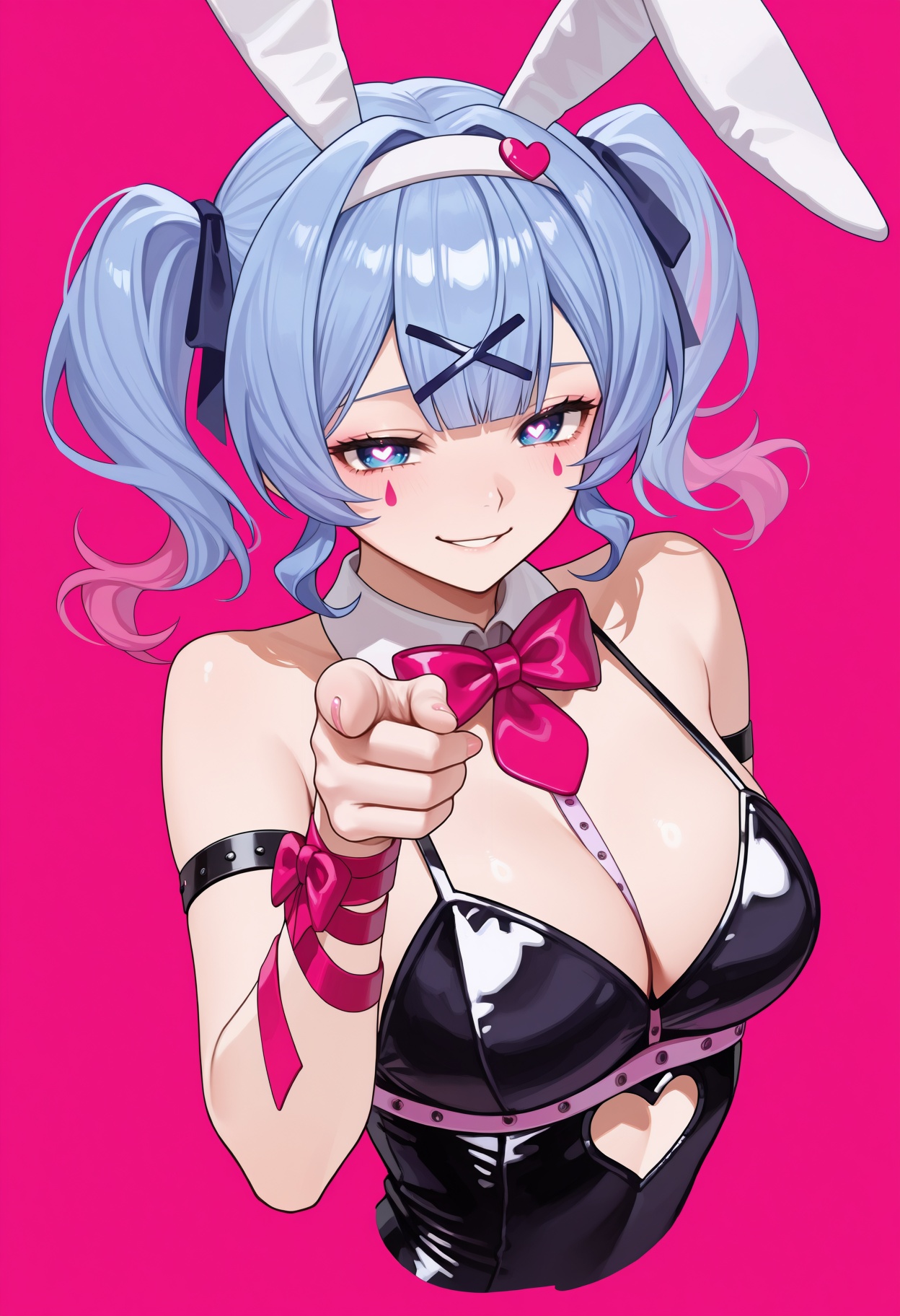 pointing forward,  pointing at viewer,  1girl on Tensor.Art