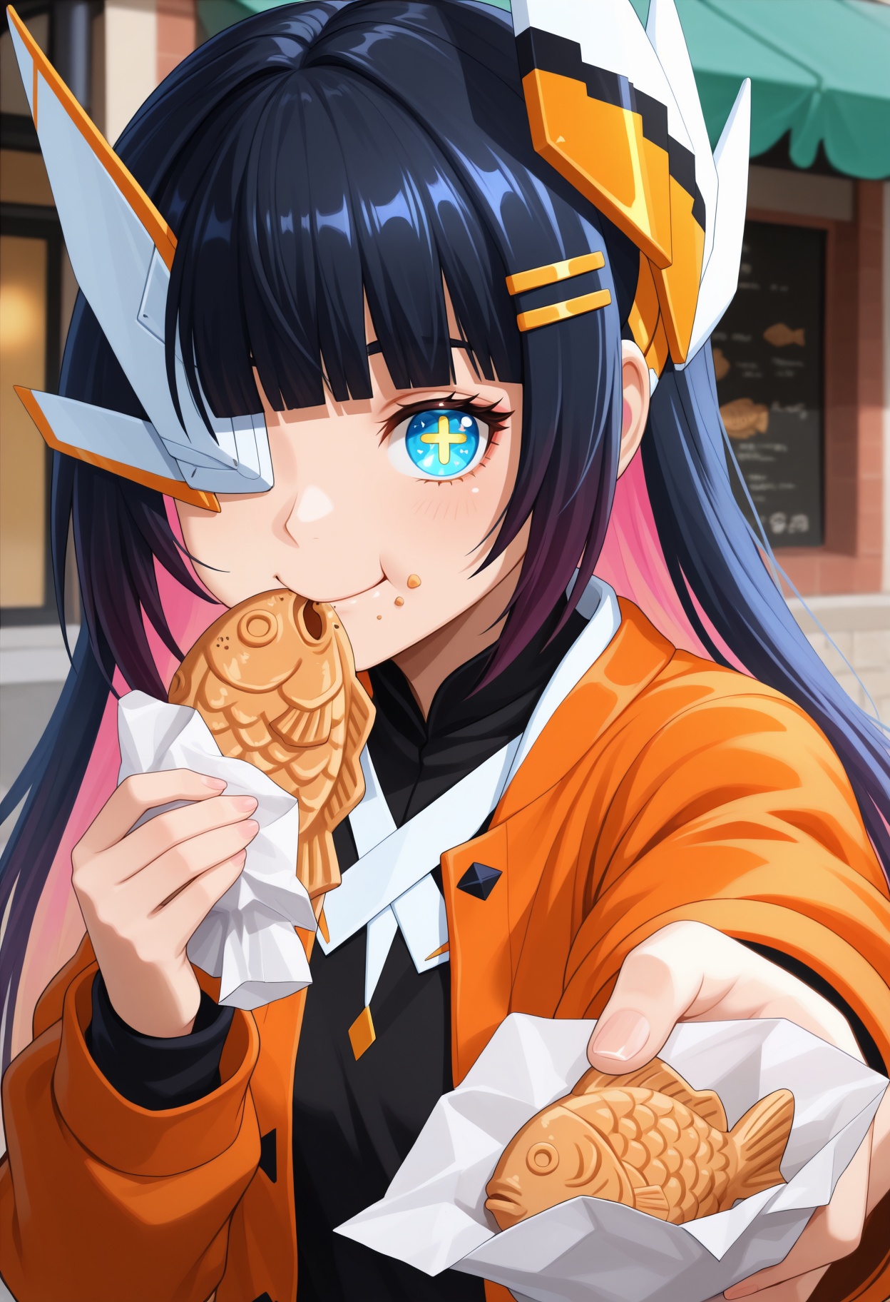 giving,  reaching towards viewer,  outstretched arm on Tensor.Art