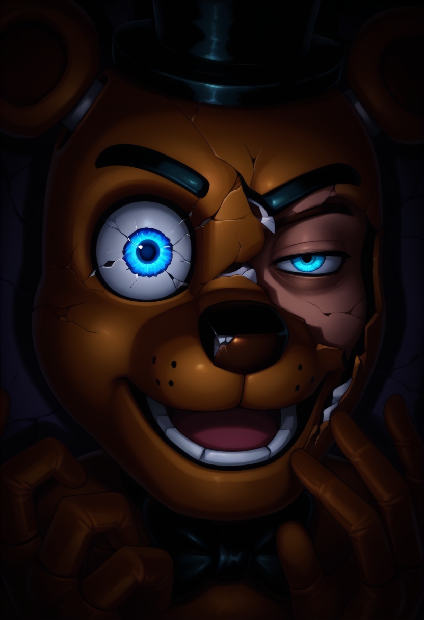 broken mask,  1other,  freddy fazbear on Tensor.Art