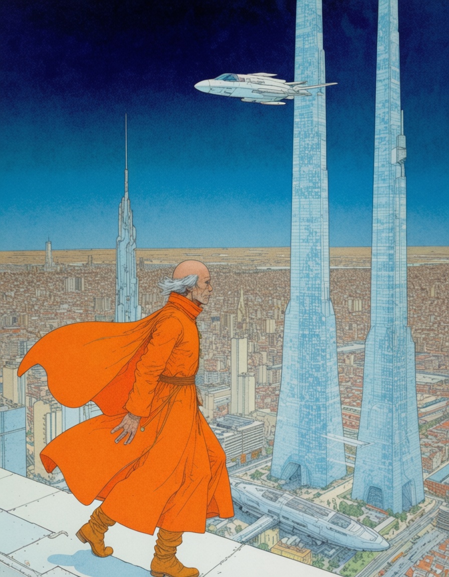 ehmoebius2,  psychedelic city,  crystal towers on Tensor.Art
