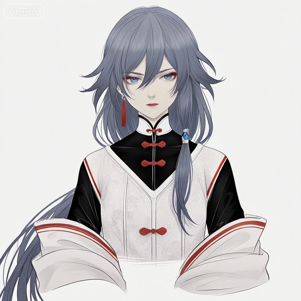 masterpiece, best quality,solo,white background,simple_background,
fu hua,makeup,Kei_Satsuki_style