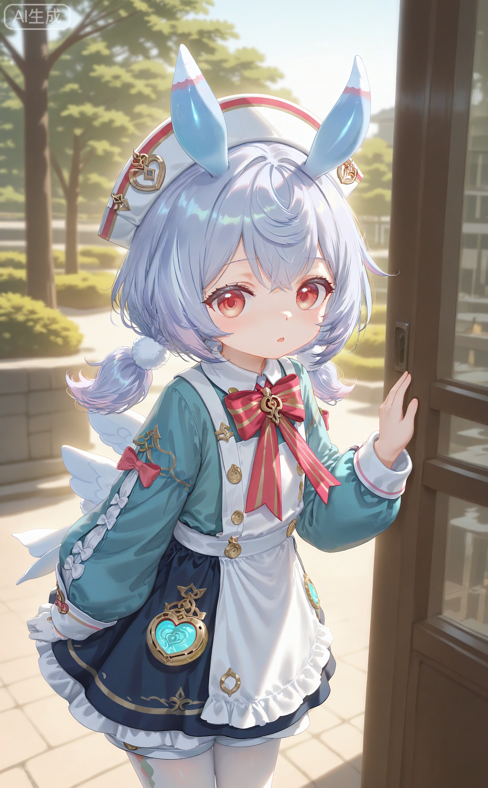  year_2023,year_2024,(gawako),(atdan),machi_(machi0910),(torino_aqua),(izumi_tsubasu),[as109],{ke-ta},((sho_(sho_lwlw))),(rhasta),(tidsean),(chiaroscuro),(wlop),[toosaka_asagi],(nixeu),[chen_bin],(jima),year_2025
 official art,depth of field,detailed light,blurry background,cinematic lighting,ray tracing, ultra detailed,god rays,backlighting,photo background,film grain,chromatic aberration,volumetric lighting,depth of field,blurry background,shiny skin,floating hair,cinematic lighting,day,very aesthetic,
1girl, sigewinne (genshin impact),sigewinne_(genshin_impact),