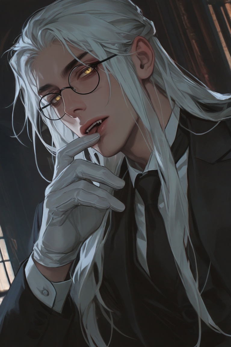 long hair,  long side locks,  forehead on Tensor.Art