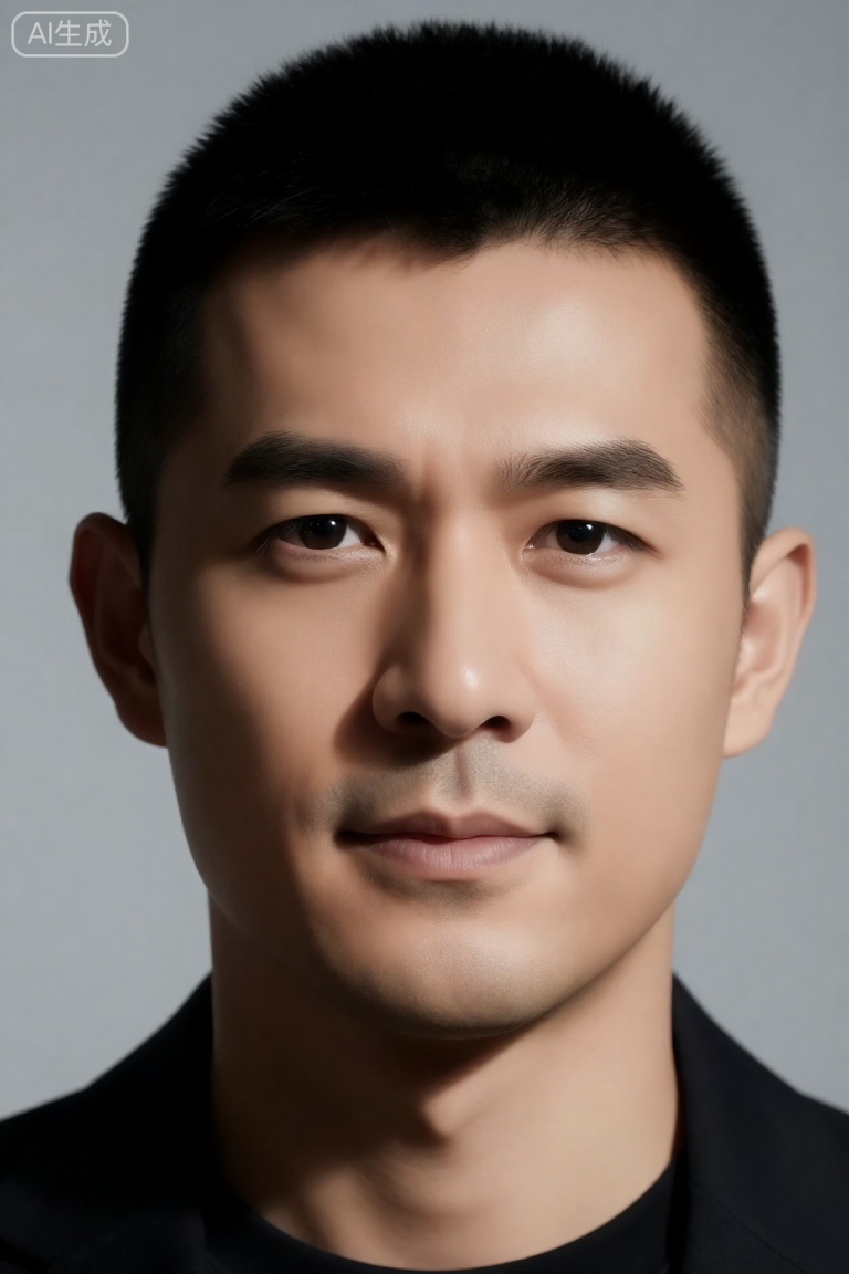 nsjs,一个男人,整洁的短发,极致细节,4K壁纸,最高质量,杰作,极致清晰