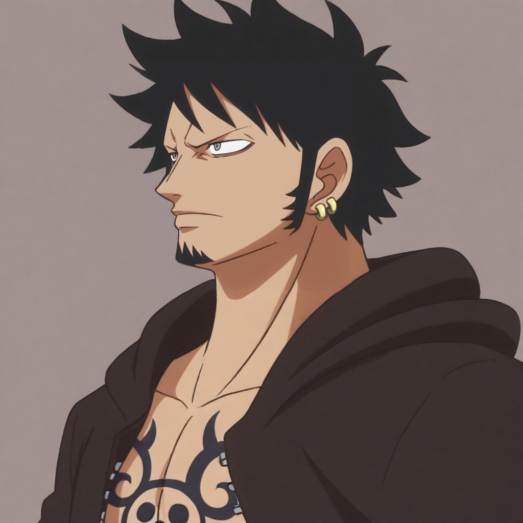solo,  black hair,  1boy on Tensor.Art