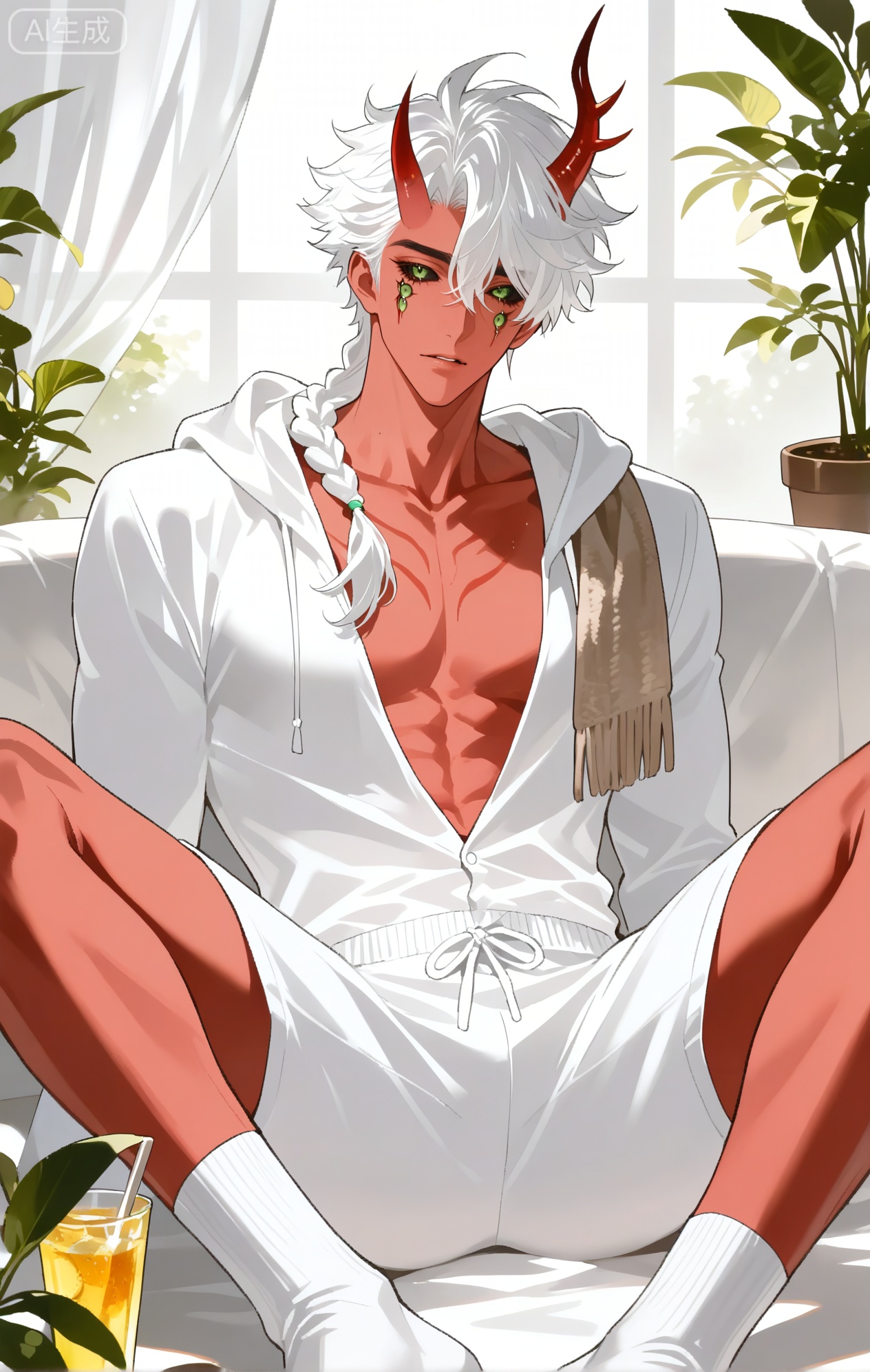 rider,  rider_omysmm,  white hair on Tensor.Art