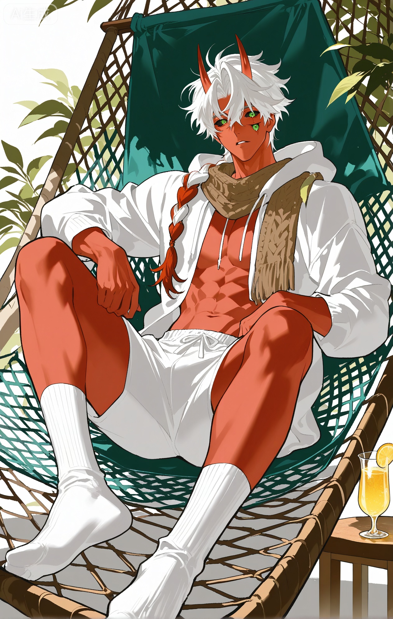 rider,  rider_omysmm,  white hair on Tensor.Art