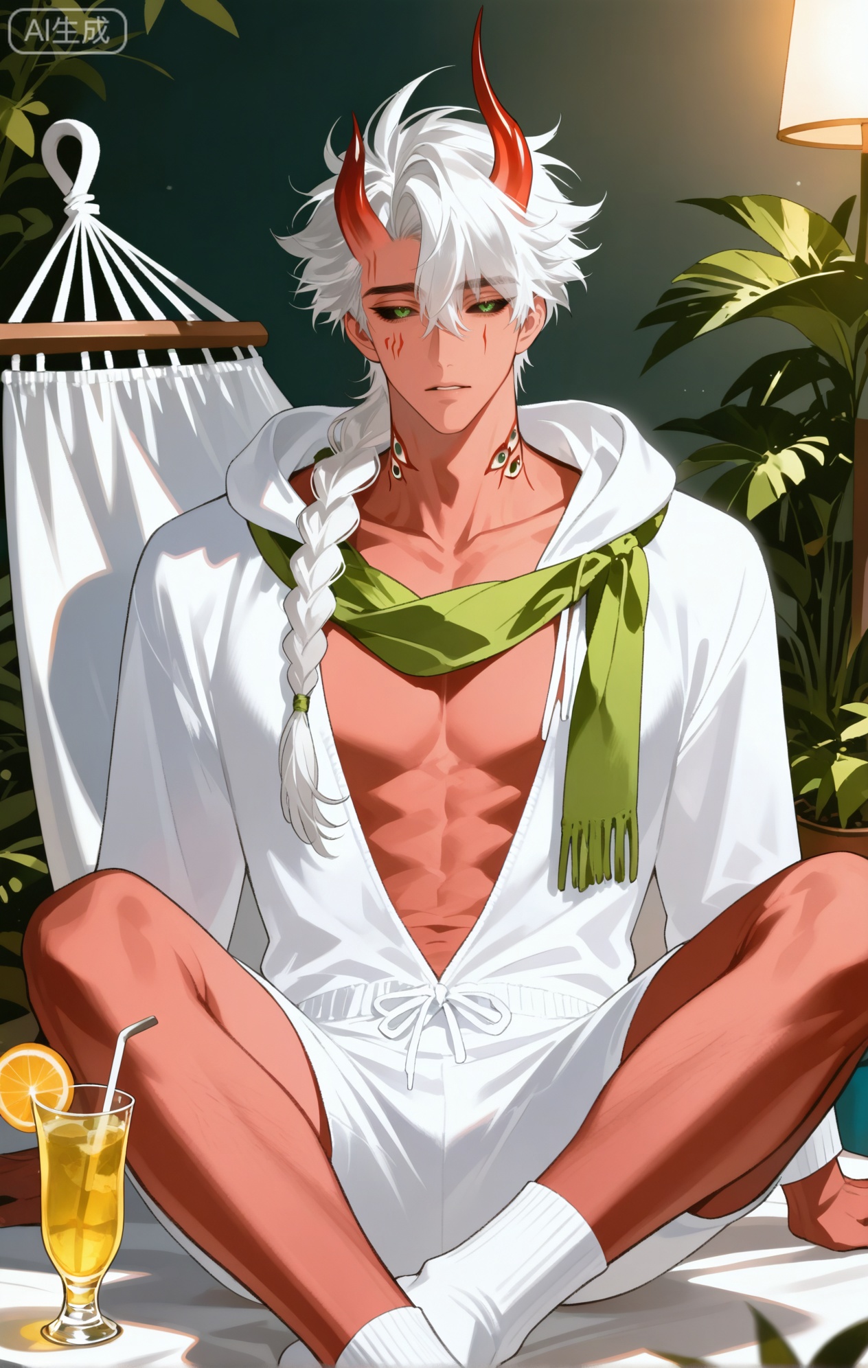 rider,  rider_omysmm,  white hair on Tensor.Art