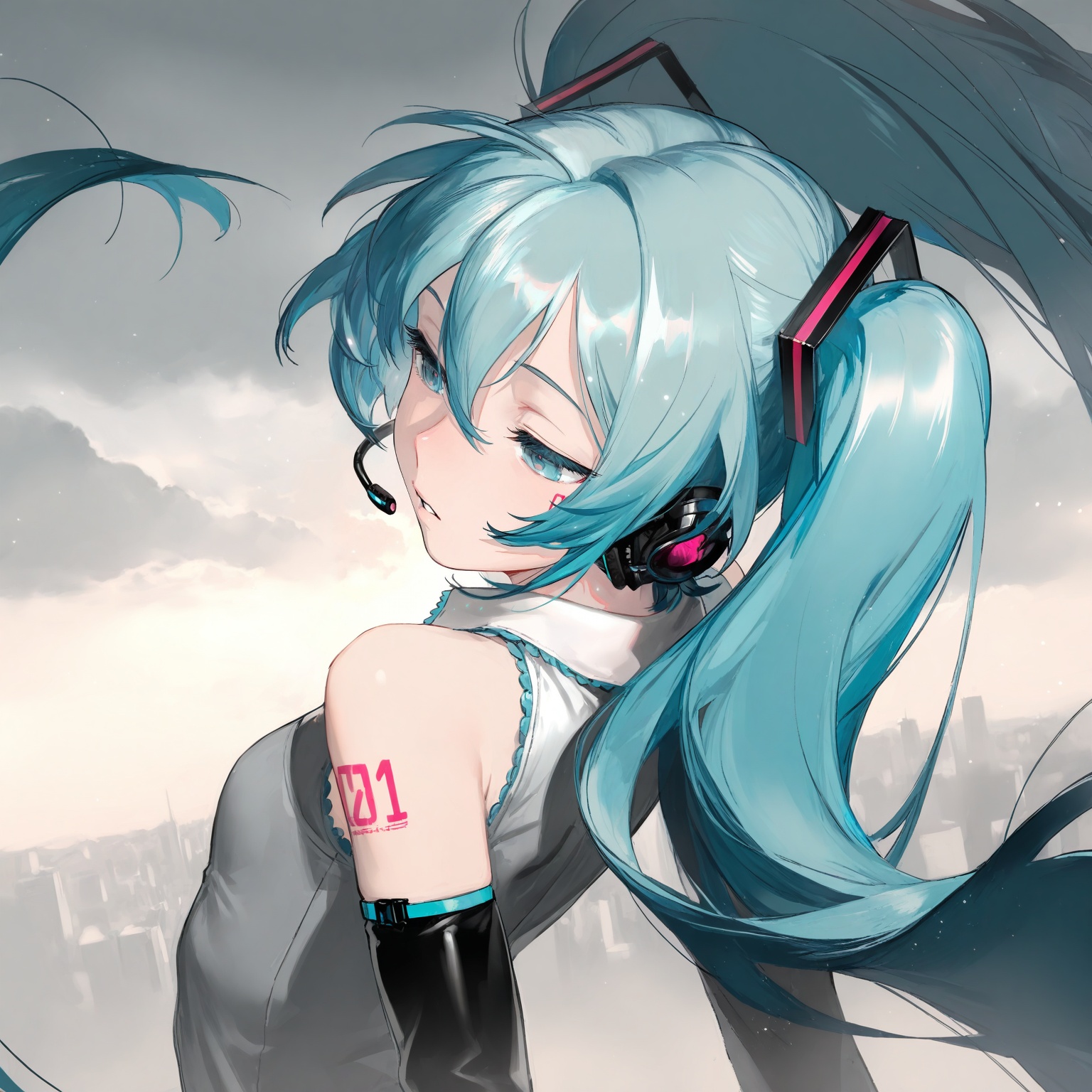 1girl,  aqua eyes,  blue eyes on Tensor.Art