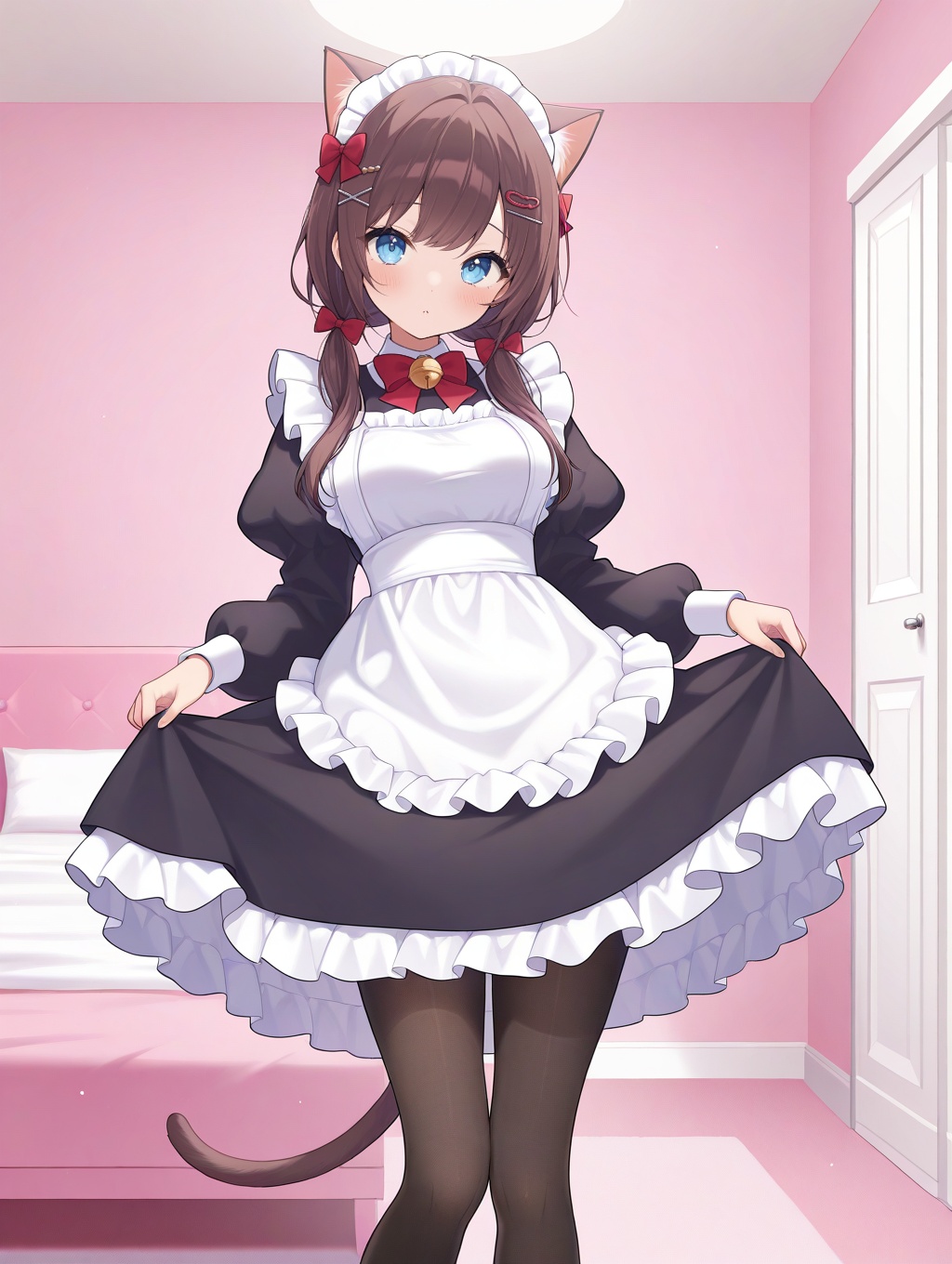 1girl,  long hair,  brown hair on Tensor.Art