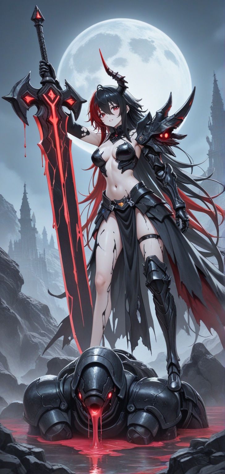 CURSEDSWORDMGE,  CURSEDSWORDMGE,  CORRUPTED. SINGLE HORN on Tensor.Art