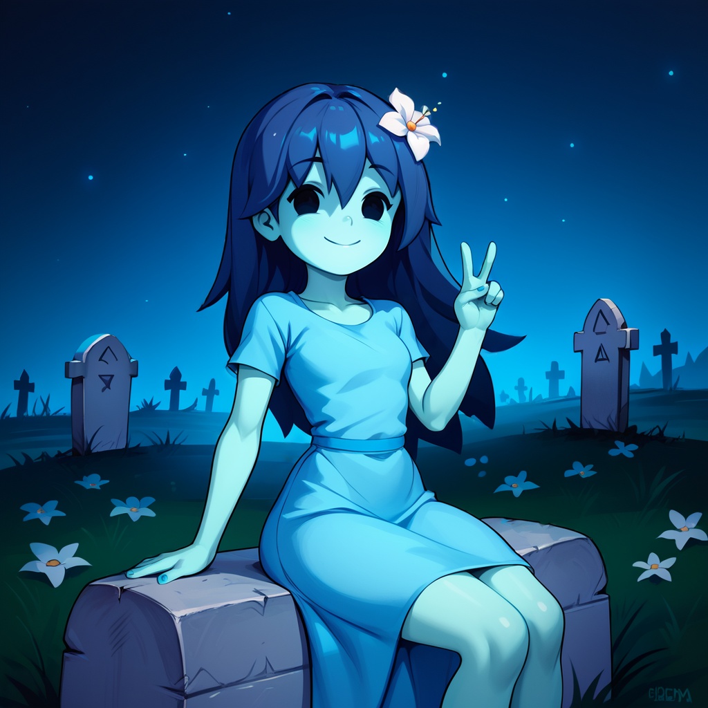 1girl,  ghost girl,  spooky (sjm) on Tensor.Art