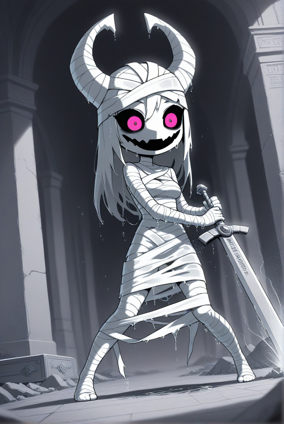 1girl,  mummy Queen,  (elegant style) on Tensor.Art