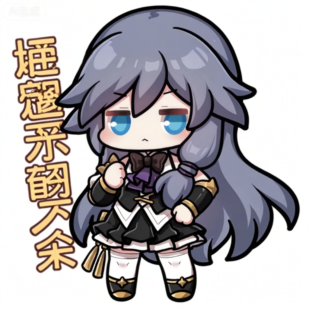 masterpiece, best quality,solo,((white background:1.2)),simple background,, 
looking at viewer,fu_hua,chibi,manga_style