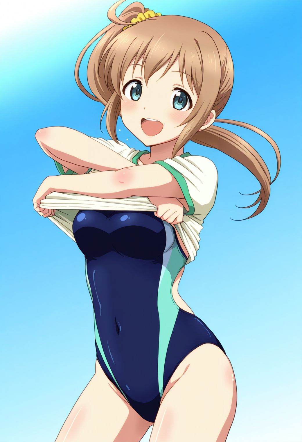 suda iruka,  side ponytail,  1girl on Tensor.Art