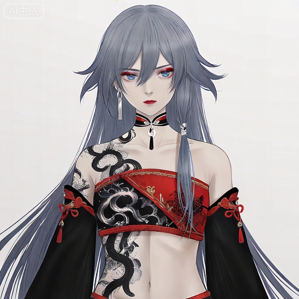 masterpiece, best quality,solo,white background,simple_background,
fu hua,makeup,Kei_Satsuki_style