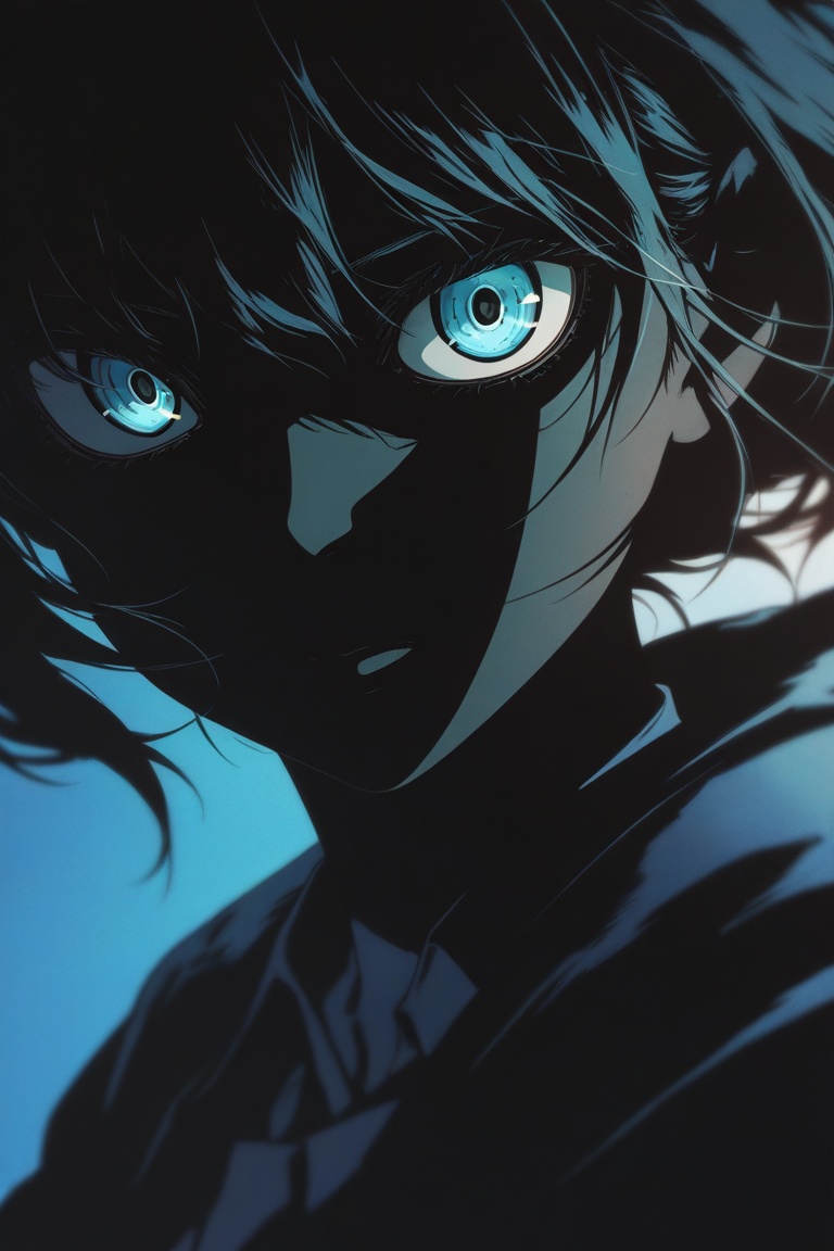 1girl,  silhouette,  extremely close up on Tensor.Art