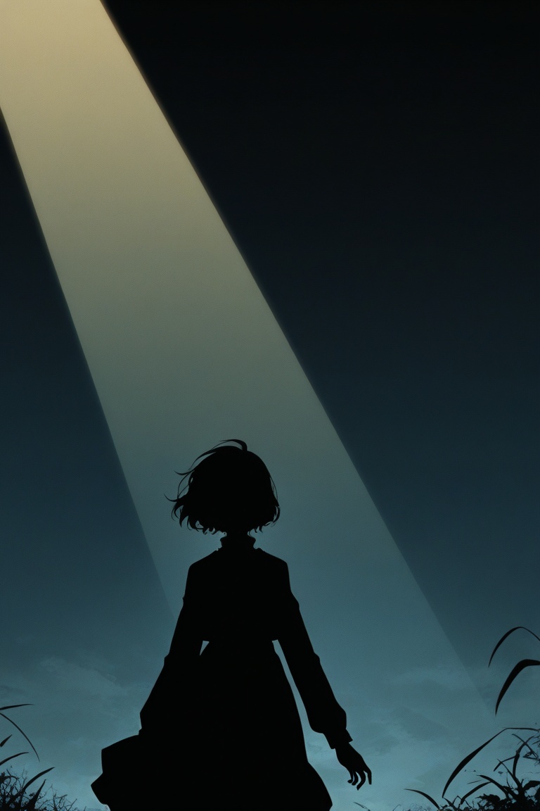 1girl,  silhouette on Tensor.Art