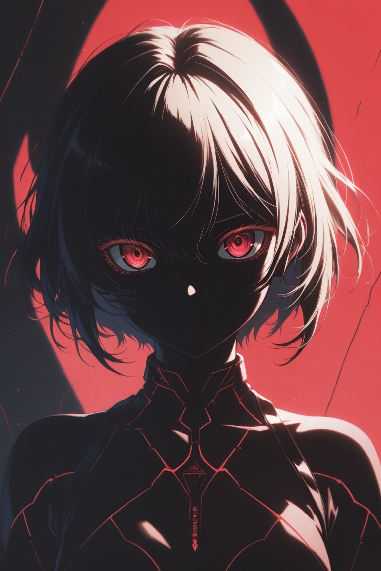 1girl,  silhouette,  extremely close up on Tensor.Art