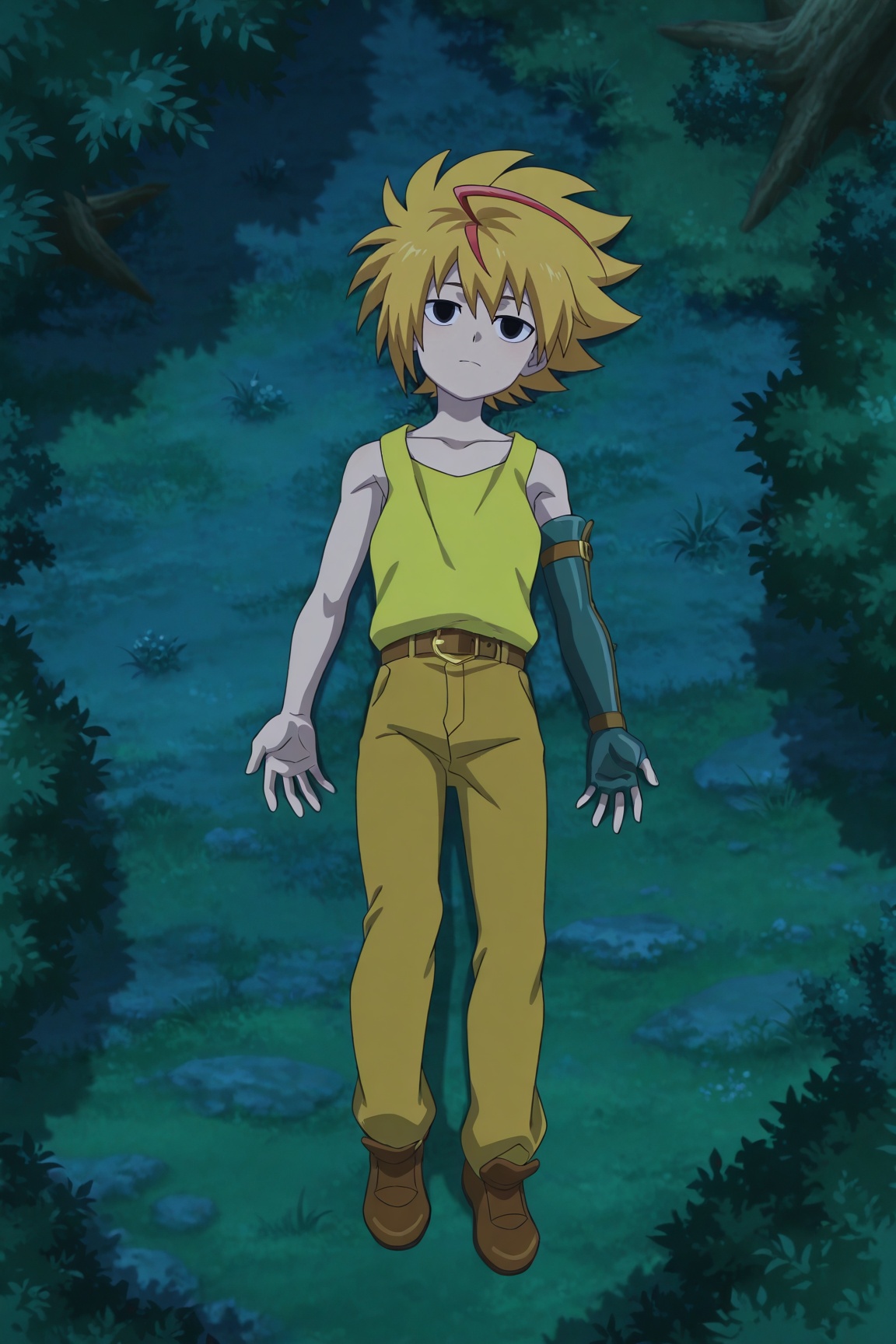 free de la hoya,  multicolored hair,  blonde hair on Tensor.Art