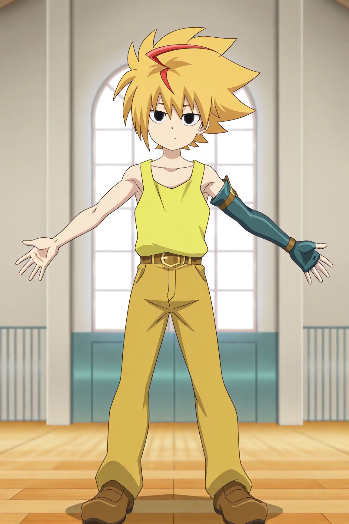 free de la hoya,  multicolored hair,  blonde hair on Tensor.Art