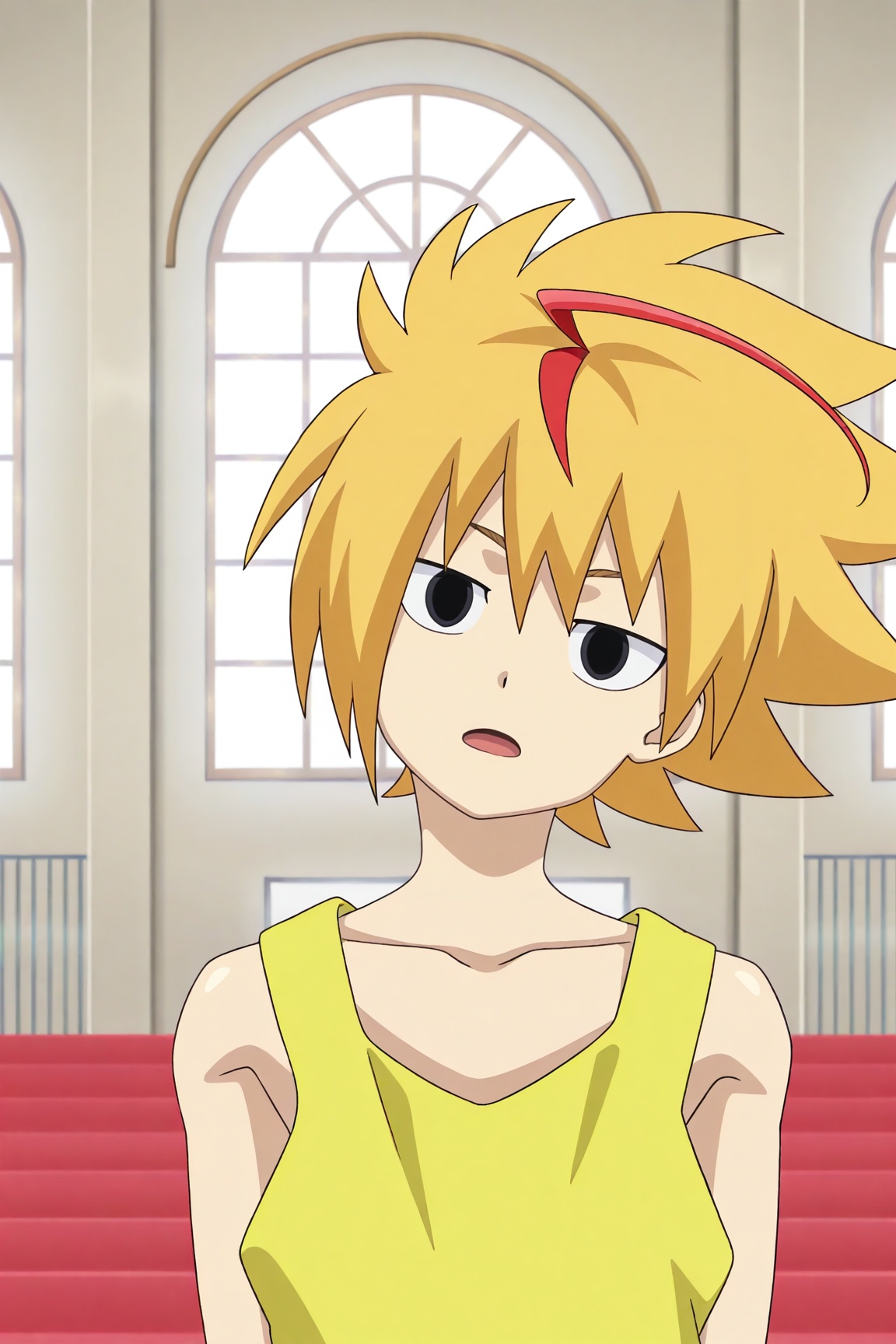 free de la hoya,  multicolored hair,  blonde hair on Tensor.Art