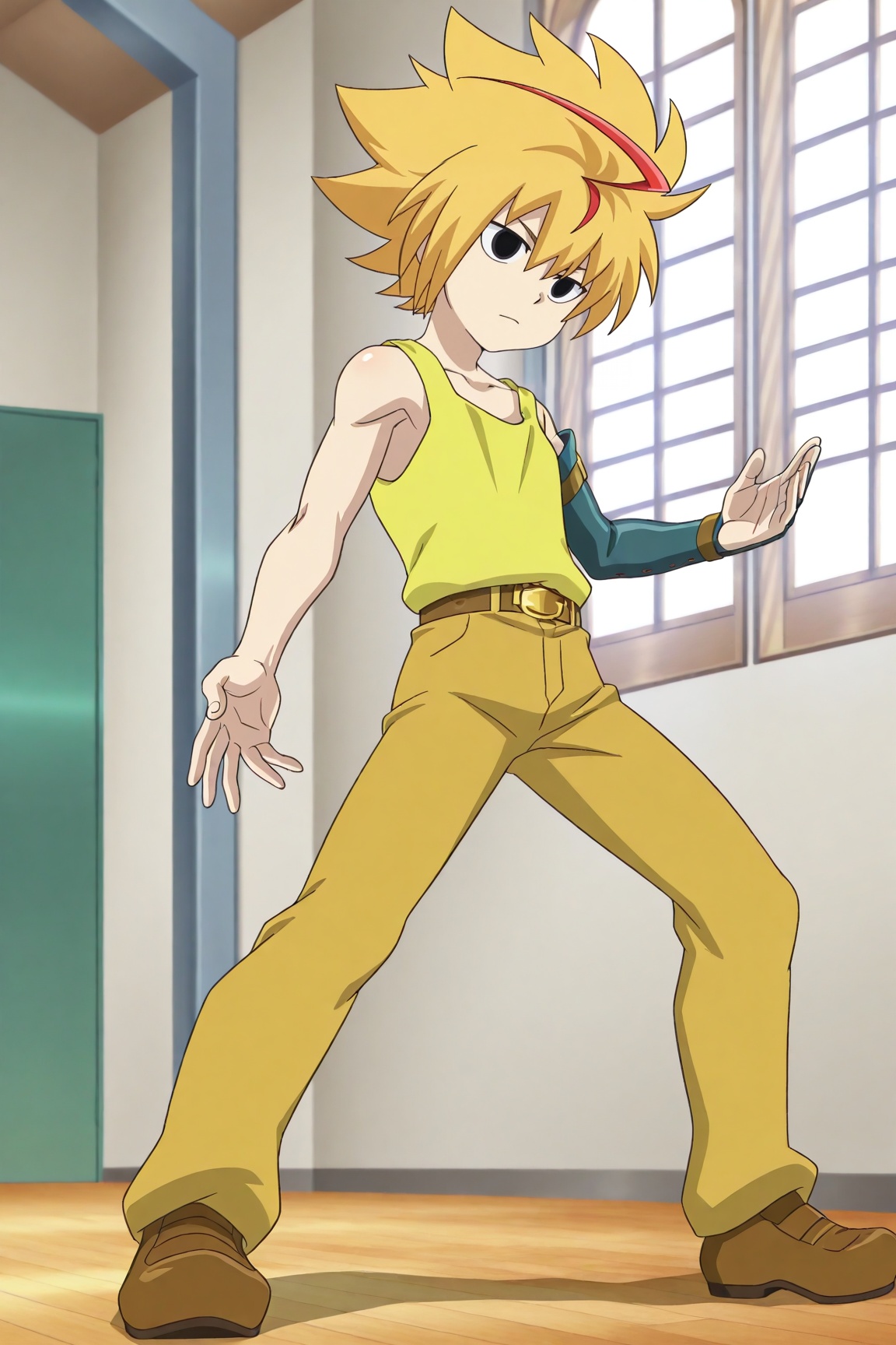 free de la hoya,  multicolored hair,  blonde hair on Tensor.Art