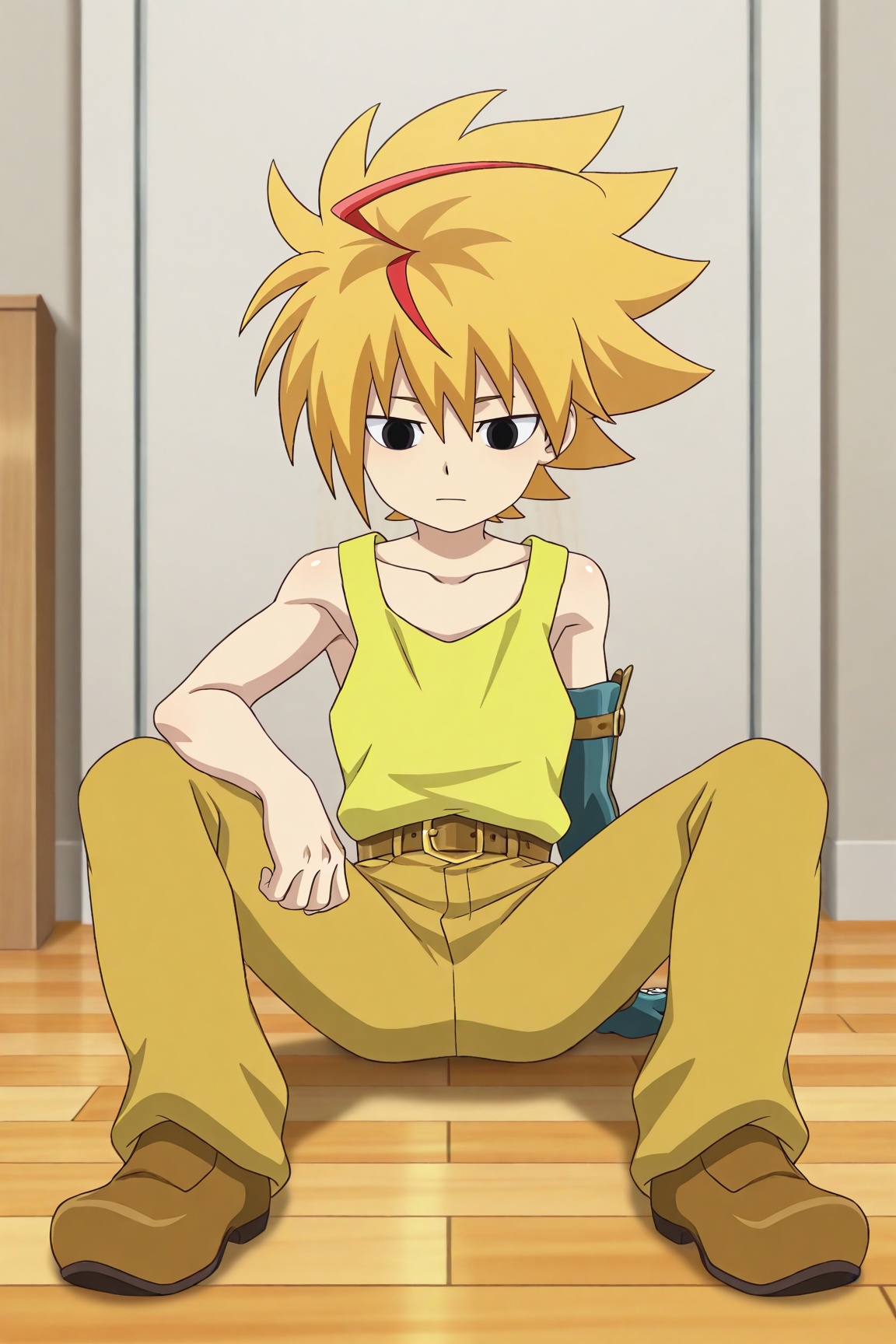 free de la hoya,  multicolored hair,  blonde hair on Tensor.Art