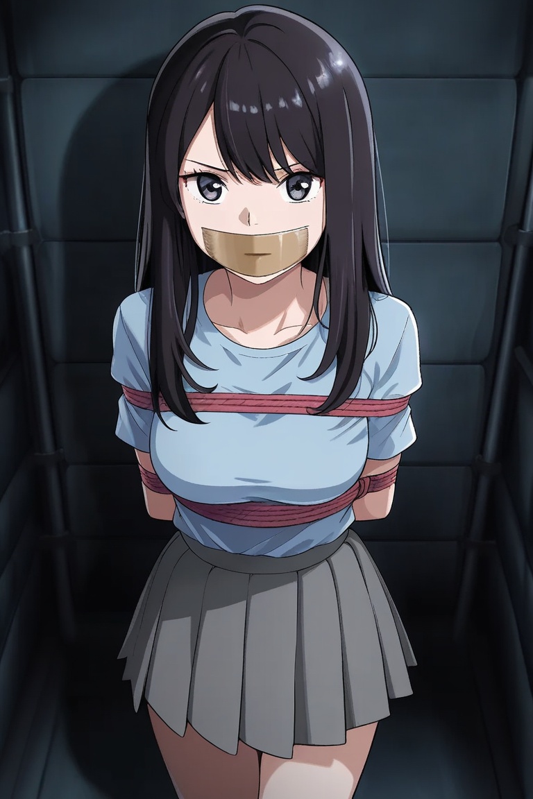 1girl,  solo,  bondage on Tensor.Art