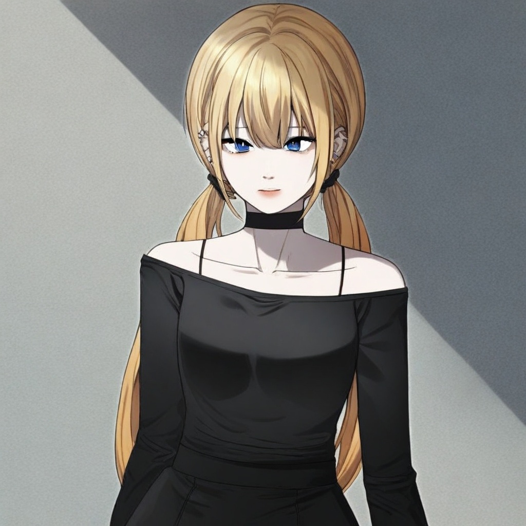 long hair,  bangs,  blue eyes on Tensor.Art