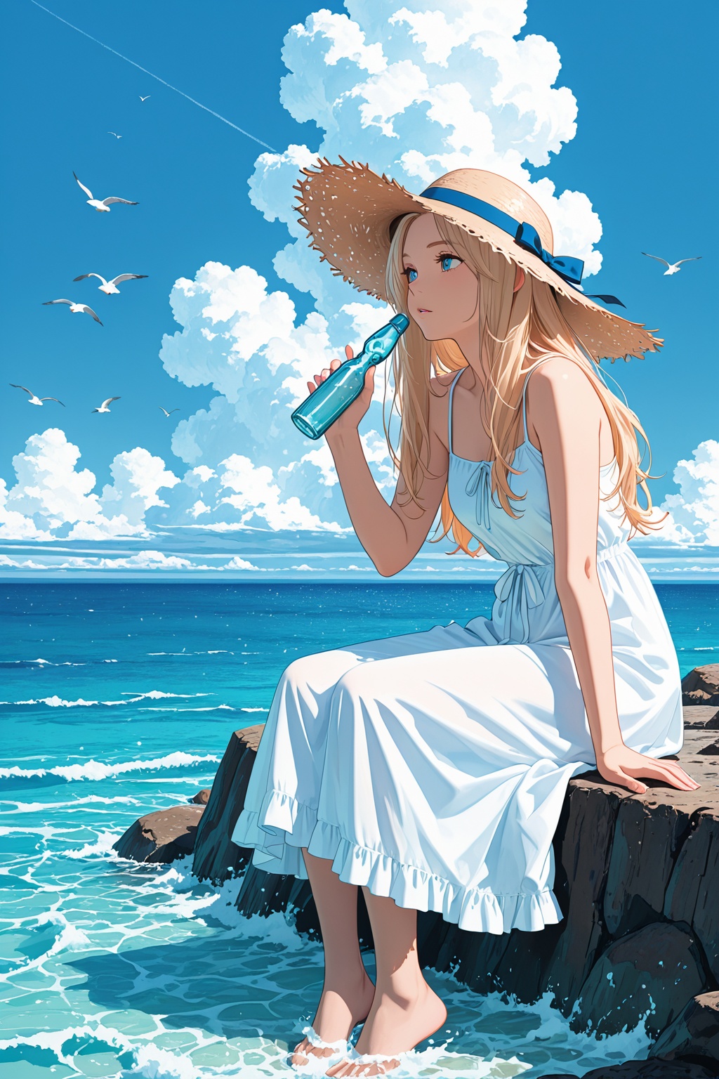 cel shaded,  1girl,  solo on Tensor.Art