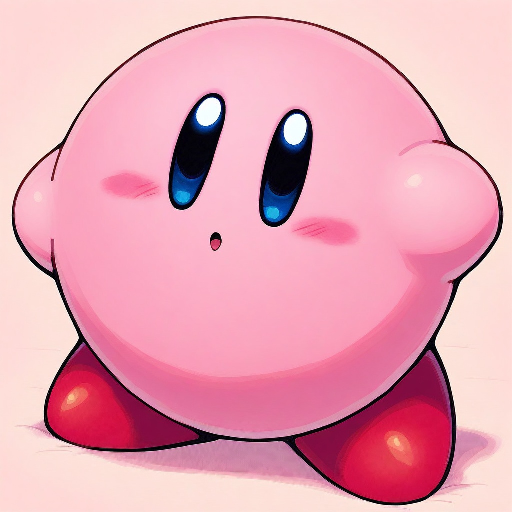 masterpiece,  kirby,  pink body on Tensor.Art