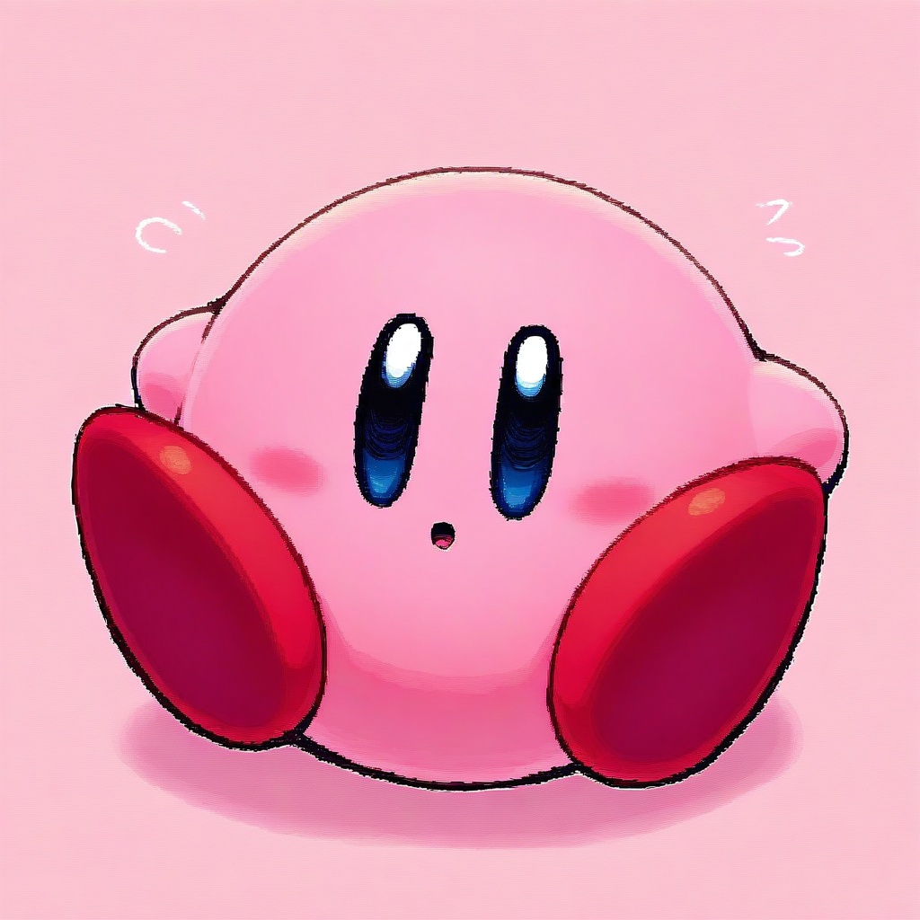 masterpiece,  kirby,  pink body on Tensor.Art
