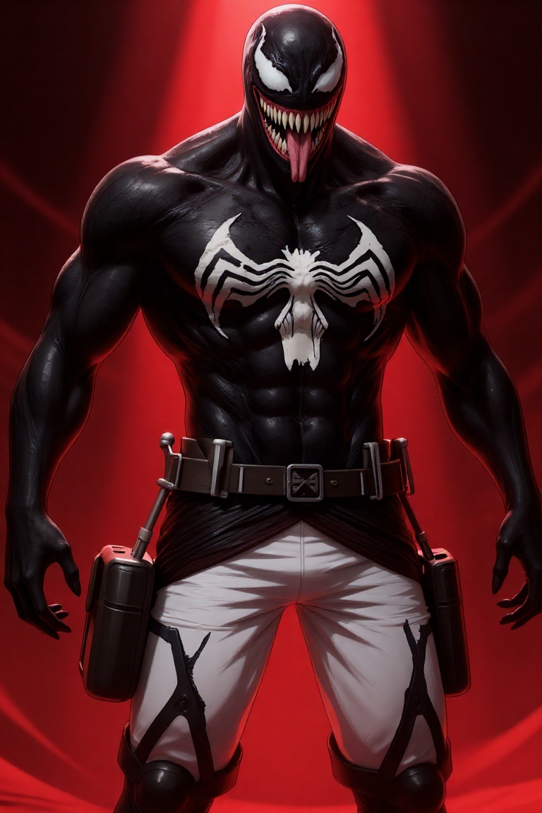 Eren,  a member of the attack on titan cast,  in the style of venom on Tensor.Art