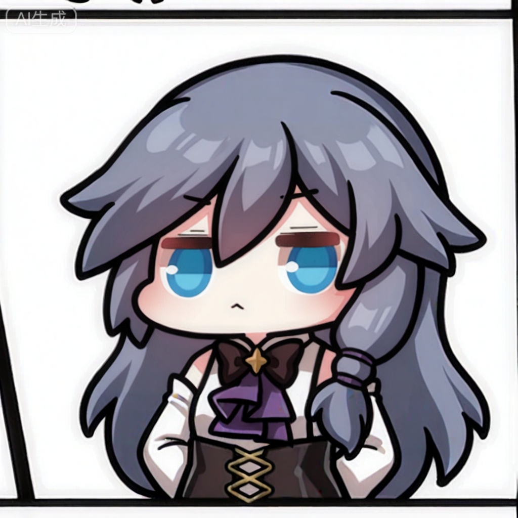 masterpiece, best quality,solo,((white background:1.2)),simple background,, 
looking at viewer,fu_hua,chibi,manga_style