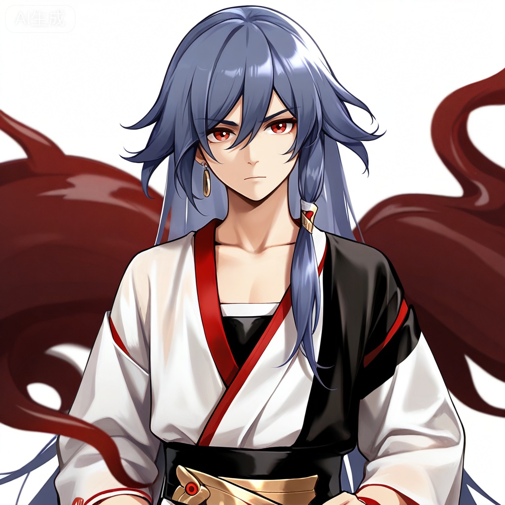 masterpiece, best quality,solo,white background,simple_background,
fu hua,,57metoo_style