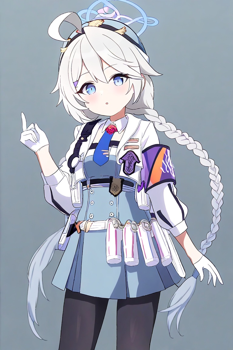 kirino \(blue archive\),  braid,  twin braids on Tensor.Art